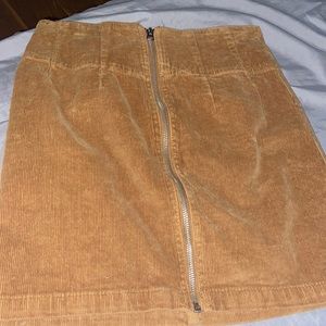 Cute corduroy skirt.